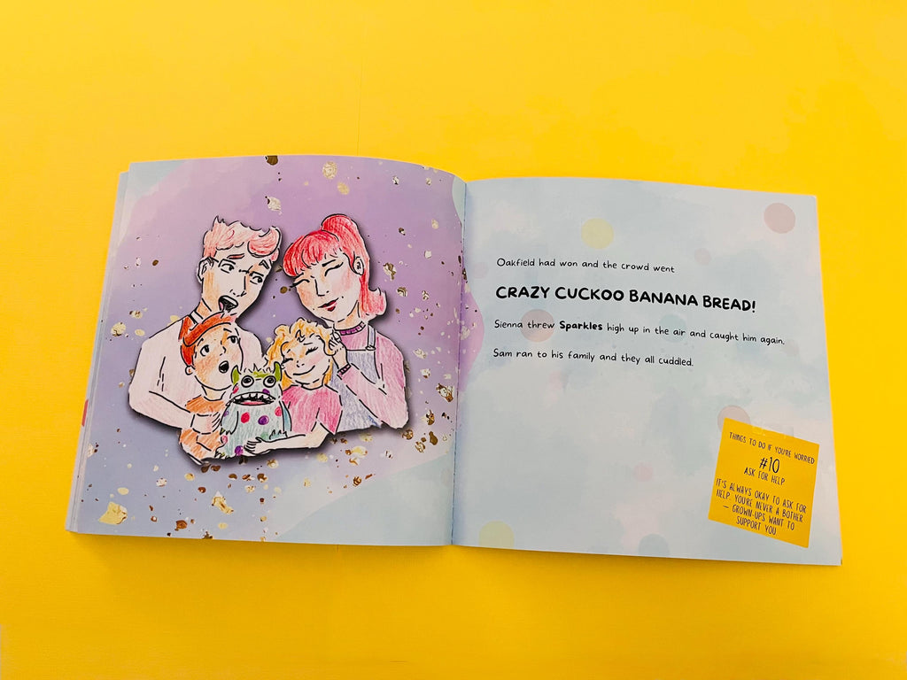 Sparkles the Worry Monster by Rosie Skye Easton
