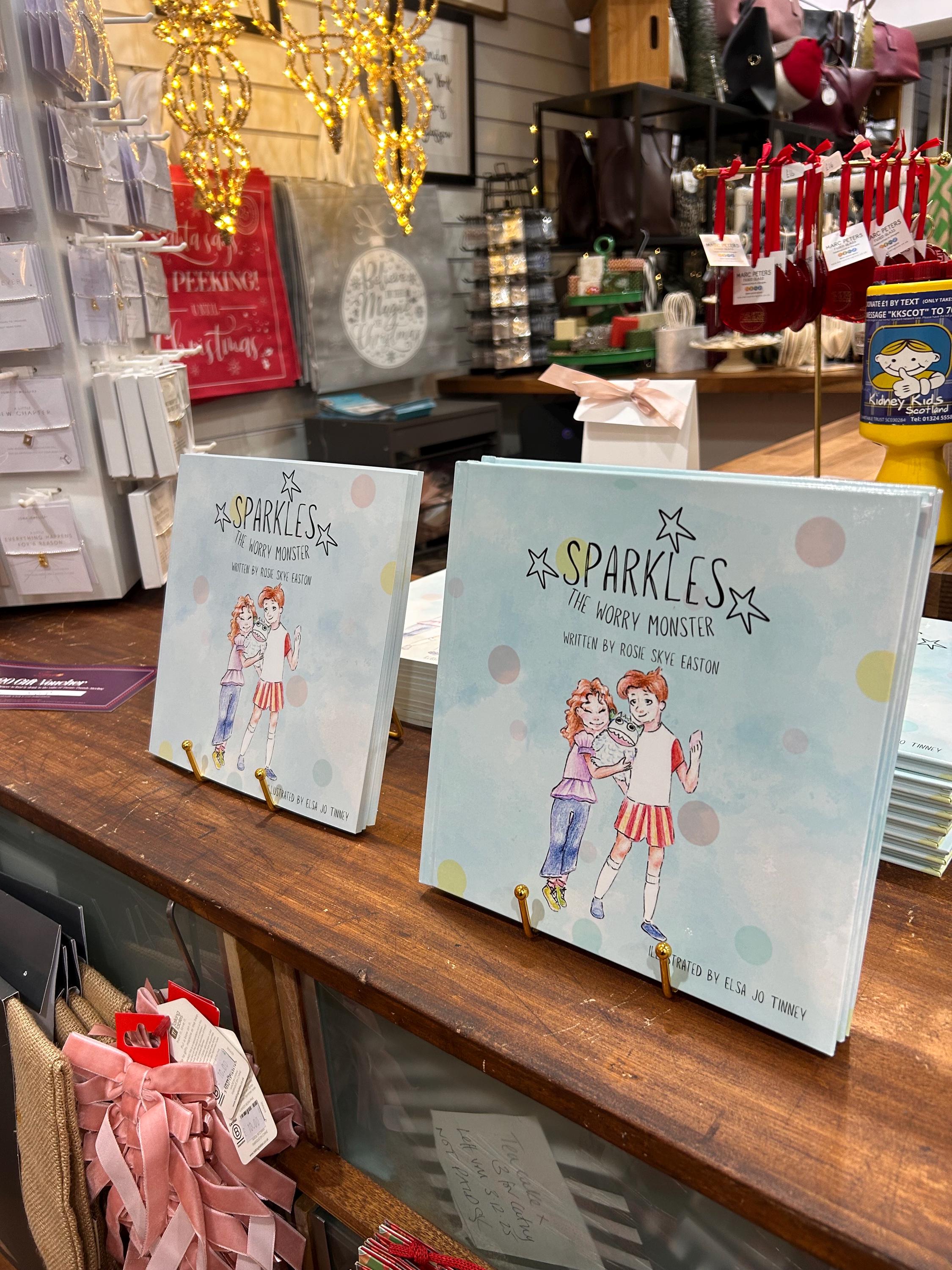 Sparkles the Worry Monster by Rosie Skye Easton
