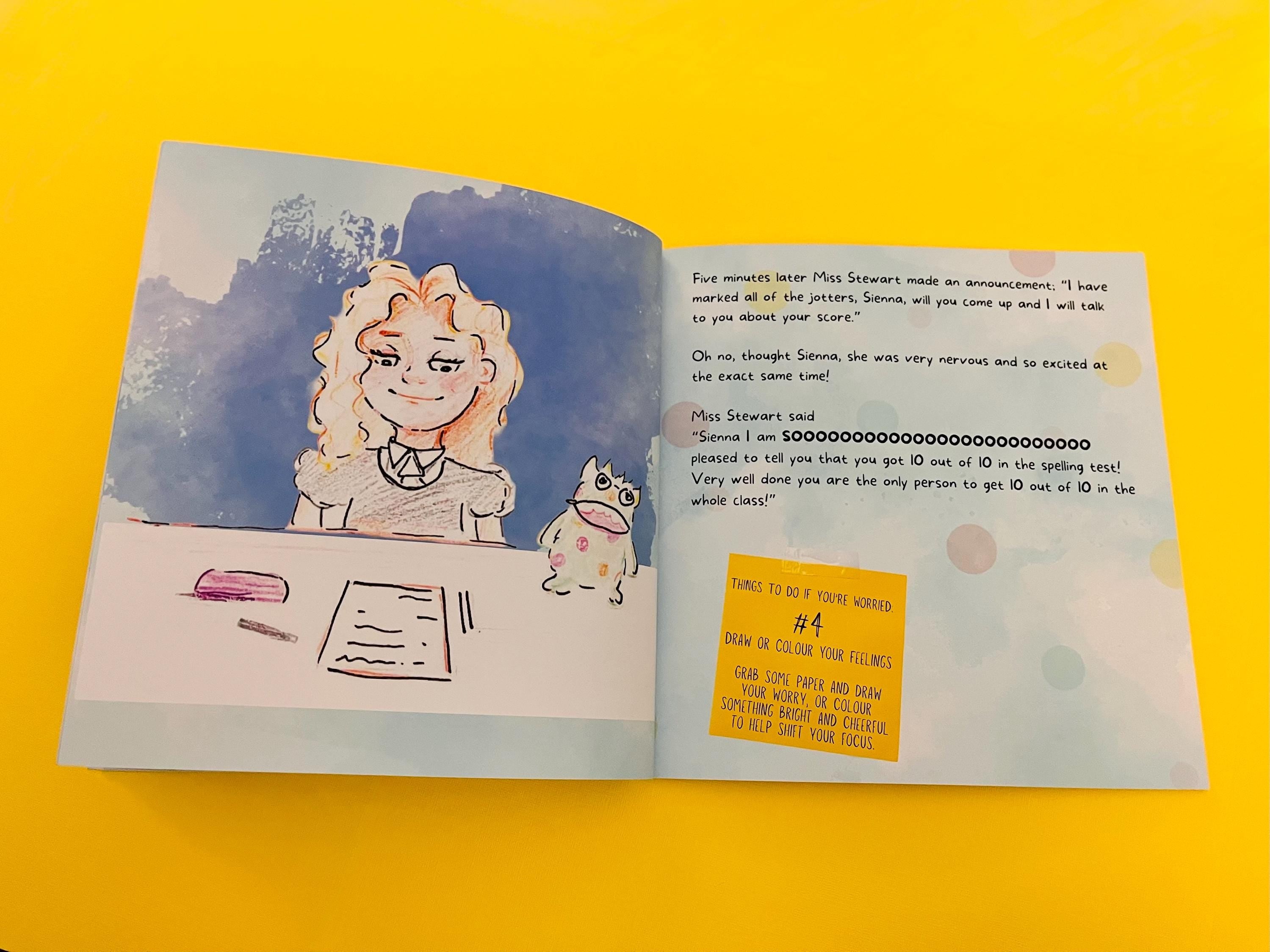 Sparkles the Worry Monster by Rosie Skye Easton