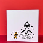 Giggles Greeting Card