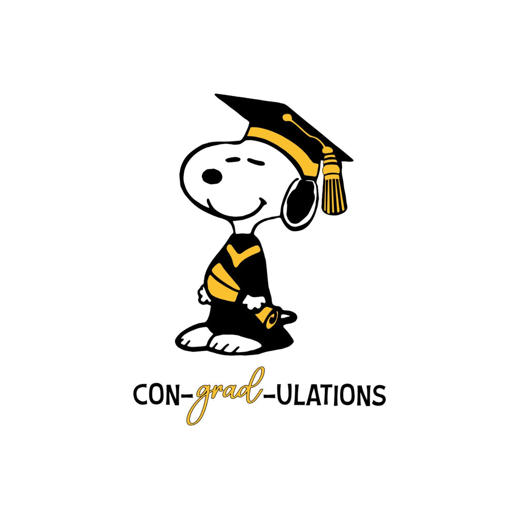 Snoopy Pin Badge : CON-grad-ULATIONS , handmade to order, celebrate graduate achievements