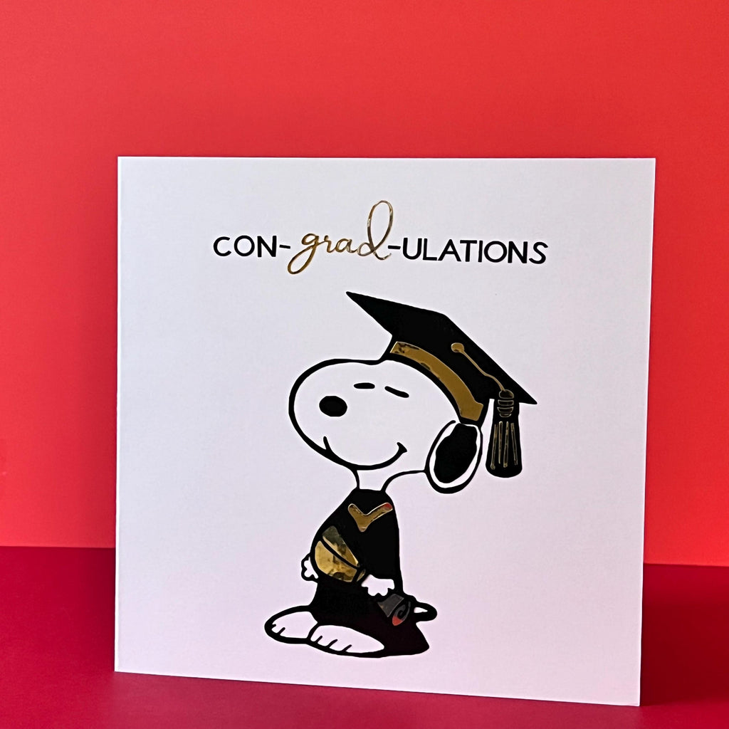 Snoopy Pin Badge : CON-grad-ULATIONS , handmade to order, celebrate graduate achievements